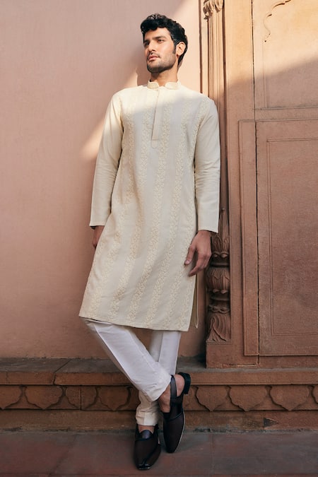 Asuka Chanderi Silk Kurta & Pyjama Set 