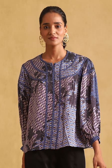 Ritu Kumar Abstract Print Short Kurta 