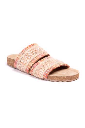 Shop_Stilista_Pink Embellished Sunkissed Soiree Strap Flats_Online_at_Aza_Fashions