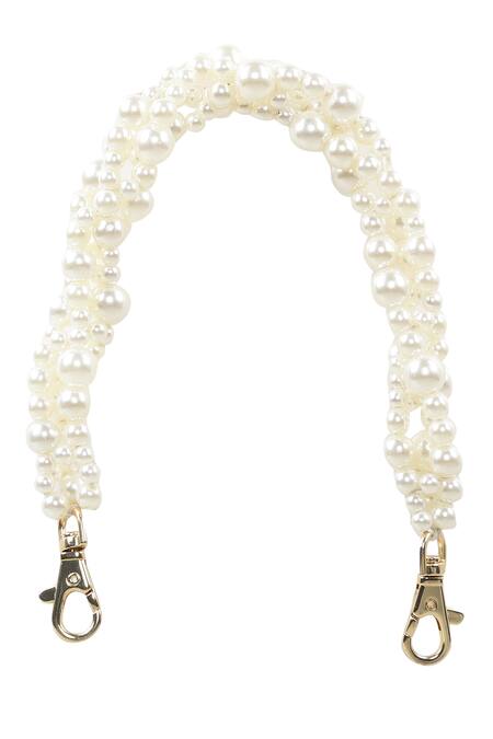 Shop The Leather Garden Ivory Beads Jaipur Pearl Potli Bag Shop_The Leather Garden_Ivory Beads Jaipur Pearl Potli Bag