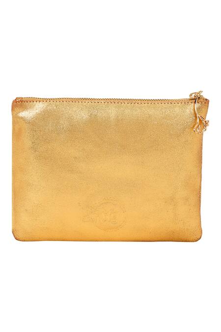 Shop The Leather Garden Ivory Beads Jaisalmer Crossbody Bag With Pouch - 3 Pcs Online at Aza Fashions Shop_The Leather Garden_Ivory Beads Jaisalmer Crossbody Bag With Pouch - 3 Pcs _Online_at_Aza_Fashions