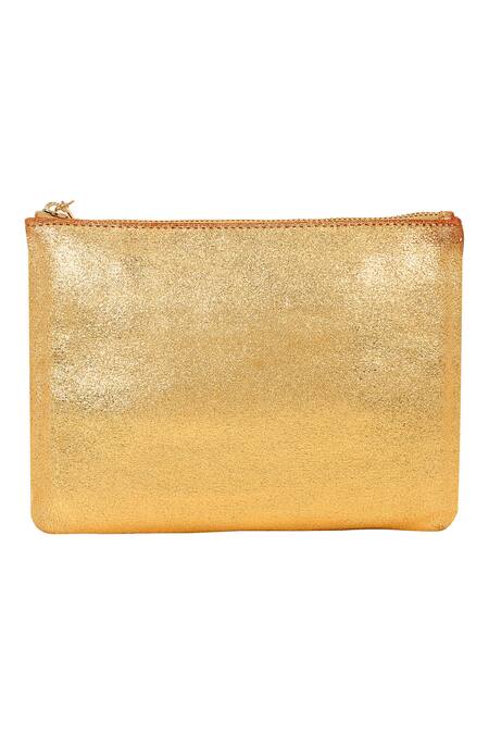 The Leather Garden Ivory Beads Jaisalmer Crossbody Bag With Pouch - 3 Pcs at Aza Fashions The Leather Garden_Ivory Beads Jaisalmer Crossbody Bag With Pouch - 3 Pcs _at_Aza_Fashions