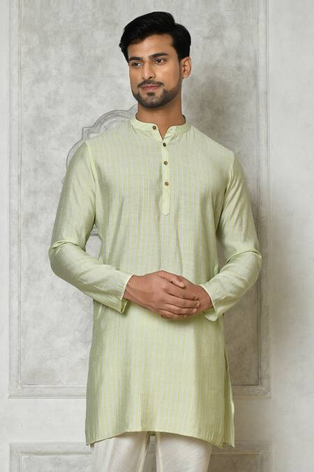 Shop Arihant Rai Sinha Cream Cotton Silk Printed Geometric Short Kurta Online at Aza Fashions Shop_Arihant Rai Sinha_Cream Cotton Silk Printed Geometric Short Kurta_Online_at_Aza_Fashions