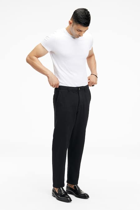 Terra Luna Argo Handloom Twill Cotton Plain Pant 