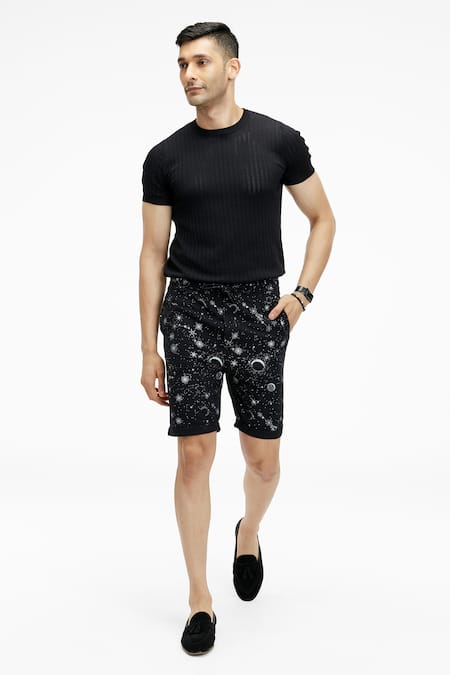 Terra Luna Laroc Ecofoil Sparkle Print Shorts 