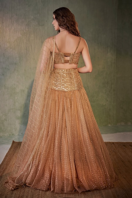 Pearl Embellished Lehenga Set