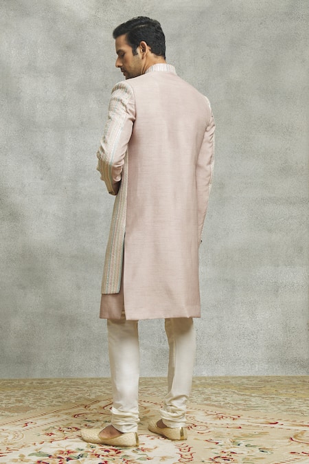 Aariyana Couture Vine Embroidered Layered Sherwani Set 