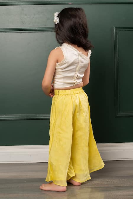 Kirti Agarwal - Pret N Couture Bloom Blast Embroidered Crop Top With Pant 