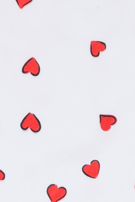 Stella Rossa By Les Petits Multi Color Crepe Embroidery Little Heart Trouser Online at Aza Fashions Stella Rossa By Les Petits_Multi Color Crepe Embroidery Little Heart Trouser_Online_at_Aza_Fashions