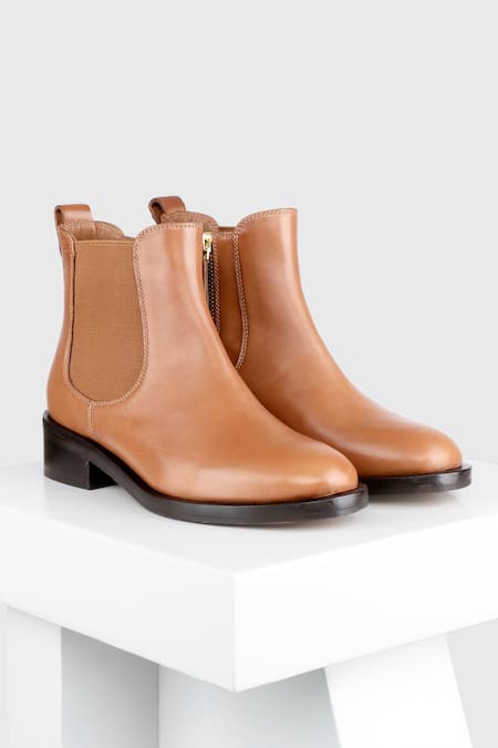 Oroh Brown Cambrils Leather Ankle Boots