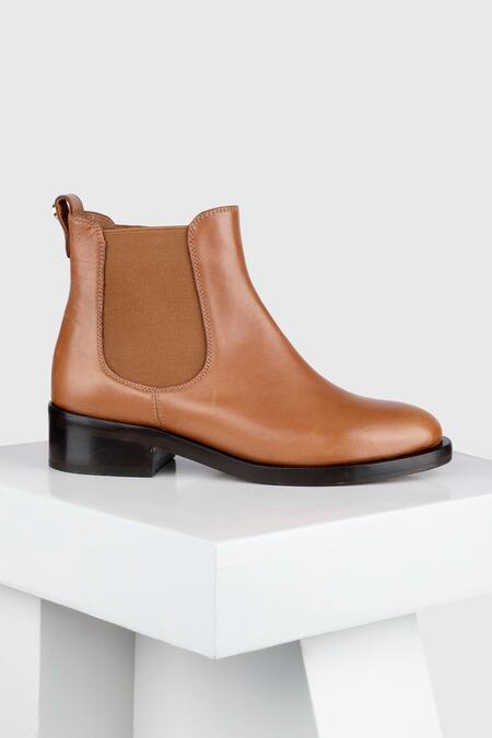 Oroh Brown Cambrils Leather Ankle Boots Online at Aza Fashions Oroh_Brown Cambrils Leather Ankle Boots _Online_at_Aza_Fashions