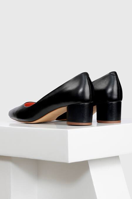 Shop Oroh Black Merida Mid Pump Heels Online at Aza Fashions Shop_Oroh_Black Merida Mid Pump Heels_Online_at_Aza_Fashions
