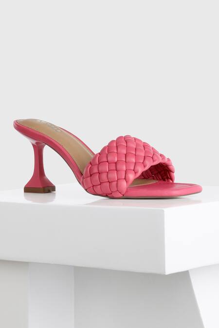 Buy_Oroh_Pink Paterna Basket Weave Strap Sandals_Online_at_Aza_Fashions