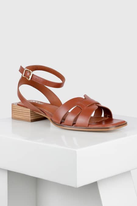 Ladies Tan Leather Fisherman Slingback Brown Woven Straps Flat Sandals for  Women - China Women Shoes and Women Footwear price | Made-in-China.com