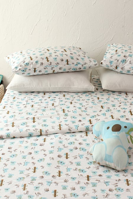 House This The Curious Koala Cotton Dohar Cover 