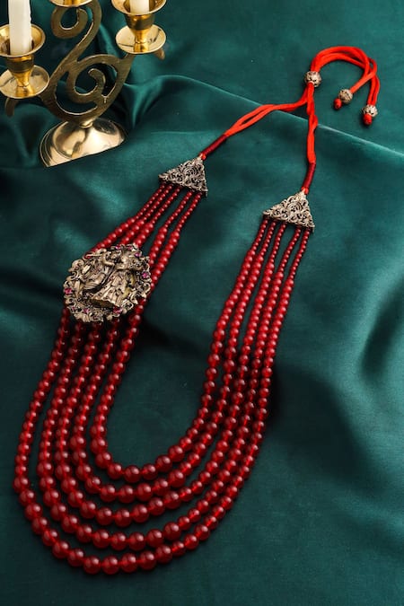 Cosa Nostraa Radhe Krishna Bead Embellished Mala 