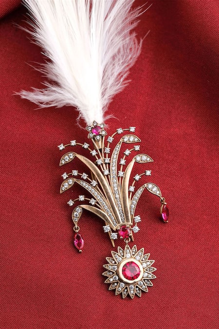 Buy Cosa Nostraa Gold Jewel Fountain Embellished Kalangi Online at Aza Fashions Buy_Cosa Nostraa_Gold Jewel Fountain Embellished Kalangi _Online_at_Aza_Fashions