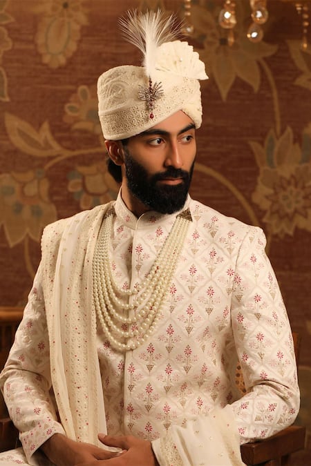 Cosa Nostraa Gold Delicate Delight Embellished Kalangi Online at Aza Fashions Cosa Nostraa_Gold Delicate Delight Embellished Kalangi _Online_at_Aza_Fashions