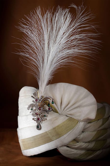 Cosa Nostraa_Gold Stones Bouquet Bliss Embellished Kalangi _at_Aza_Fashions