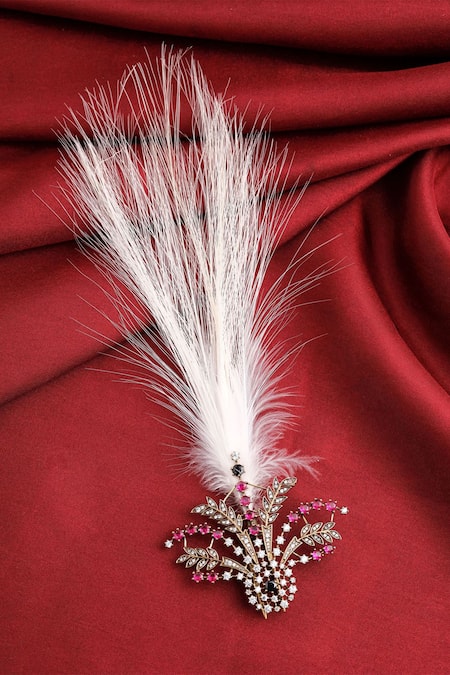 Cosa Nostraa Studded Shimmer Embellished Kalangi 