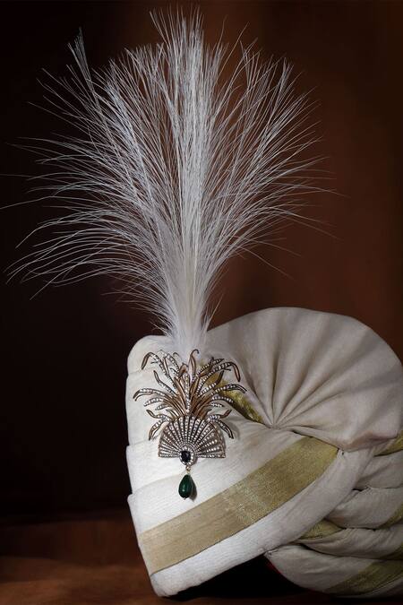 Cosa Nostraa_Gold Glitter, Stones Royal Shimmer Embellished Kalangi _at_Aza_Fashions