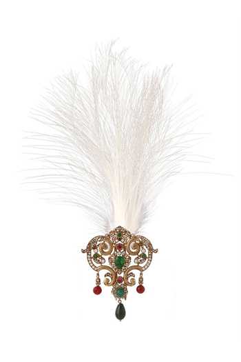 Shop Cosa Nostraa Gold Beads, Stones Exquisite Shine Embellished Kalangi Online at Aza Fashions Shop_Cosa Nostraa_Gold Beads, Stones Exquisite Shine Embellished Kalangi _Online_at_Aza_Fashions