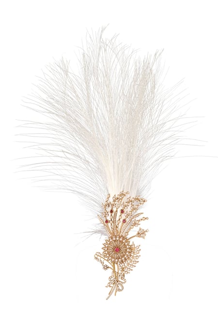 Buy Cosa Nostraa Gold Flower Myth Embellished Kalangi Online at Aza Fashions Buy_Cosa Nostraa_Gold Flower Myth Embellished Kalangi _Online_at_Aza_Fashions