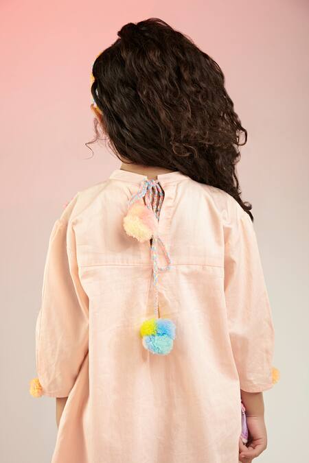 Joey & Pooh Hand Embroidered Dress 