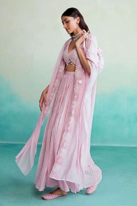 Sharara cut Lehenga