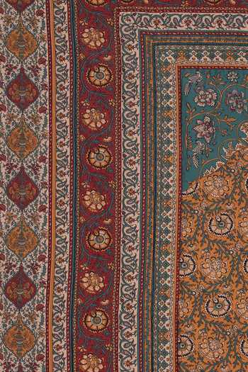 Buy_Ritu Kumar_Multi Color Silk, Voil Floral Quilt Single Pc_Online_at_Aza_Fashions