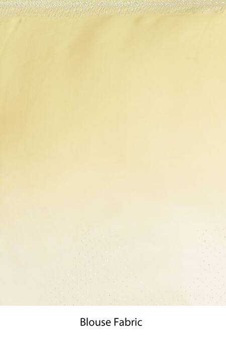 Samyukta Singhania_Green Satin Stones Ombre Saree With Running Blouse_Online_at_Aza_Fashions