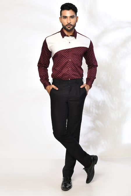 TIGERSNAKE Men Solid Casual Maroon Shirt - Buy TIGERSNAKE Men Solid Casual Maroon  Shirt Online at Best Prices in India | Flipkart.com