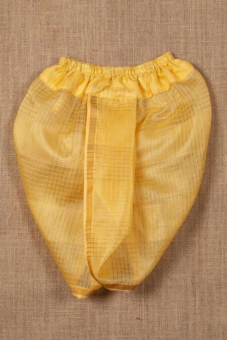 Minikin Orange Cotton, Silk Gota Patti Work Angrakha And Dhoti Pant Set Online at Aza Fashions Minikin_Orange Cotton, Silk Gota Patti Work Angrakha And Dhoti Pant Set _Online_at_Aza_Fashions