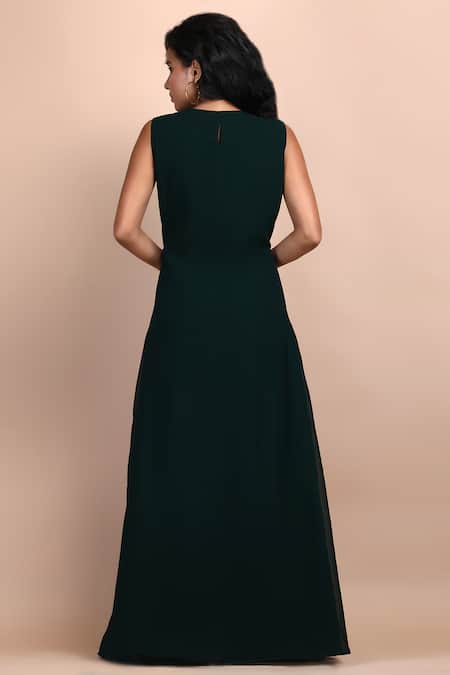 Label Ivish Angelica Floral Embroidered Dress 