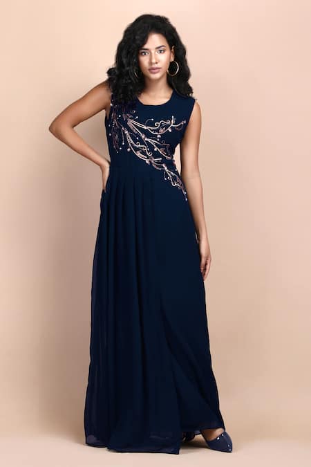 Label Ivish River Daisy Floral Embroidered Dress 