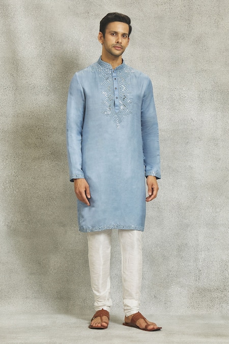 Nero by Shaifali and Satya Mirror Embroidered Kurta Set 