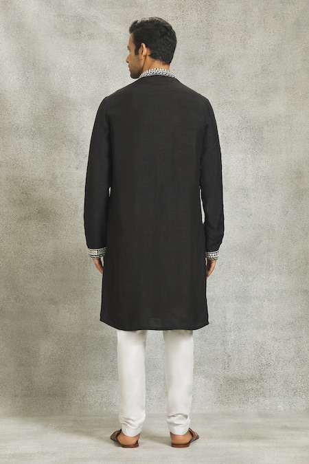 Nero By Shaifali And Satya Mirror Work Kurta Set 