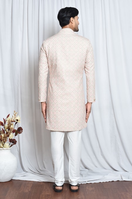 Arihant Rai Sinha Sequin Embroidered Sherwani Set 