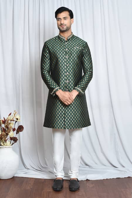 Aryavir Malhotra Floral Vintage Pattern Kurta Set 