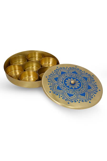 Nakshikathaa - Homeware Utsav Brass Masaladan 