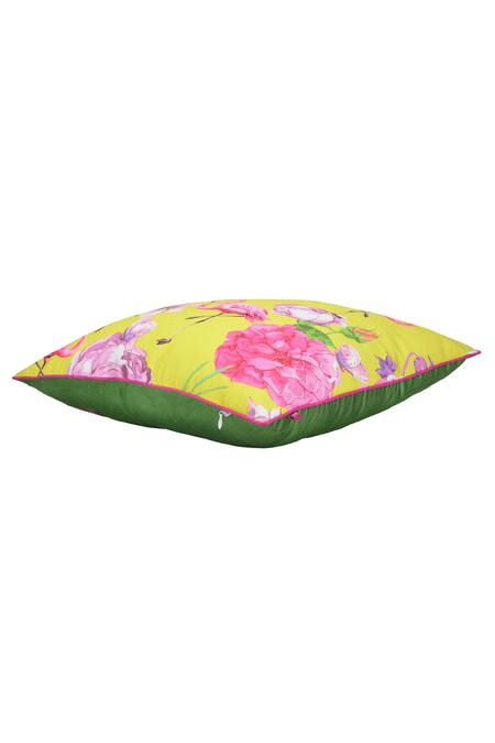 Shop_Oris Root_Multi Color Printed Bagh E Erum Abeer Floral Cushion Cover Set Of 5_Online_at_Aza_Fashions