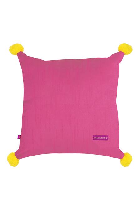 Shop_Oris Root_Multi Color Printed Bagh E Erum Abeer Floral Cushion Cover Set Of 5