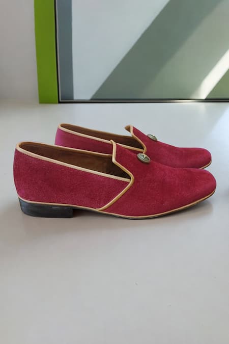 Pako James Star Button Embellished Loafers 