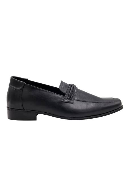 Buy_Pako_Black Matte Raphael Shoes  _Online_at_Aza_Fashions