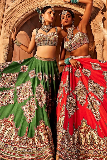 Contrasting Double Dupatta - Shaadiwish