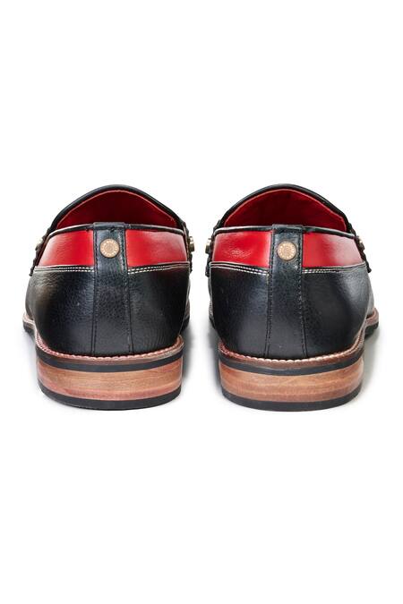 Buy Banjaaran Studio Multi Color Handcrafted Leopard Print Slip-on Loafers Online at Aza Fashions Buy_Banjaaran Studio_Multi Color Handcrafted Leopard Print Slip-on Loafers_Online_at_Aza_Fashions