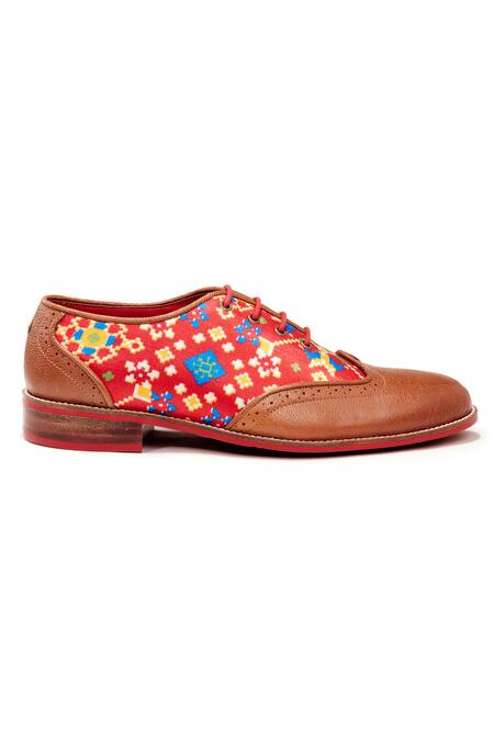 Banjaaran Studio_Multi Color Brogue Shoes _Online_at_Aza_Fashions