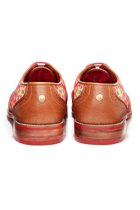 Buy_Banjaaran Studio_Multi Color Brogue Shoes _Online_at_Aza_Fashions