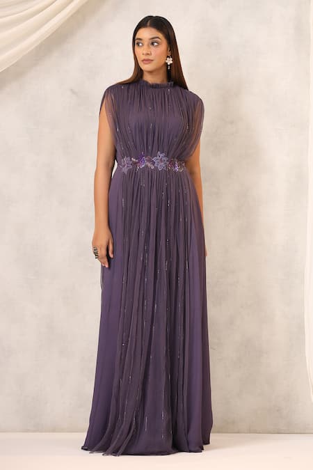 k-anshika Embellished Gathered Gown 