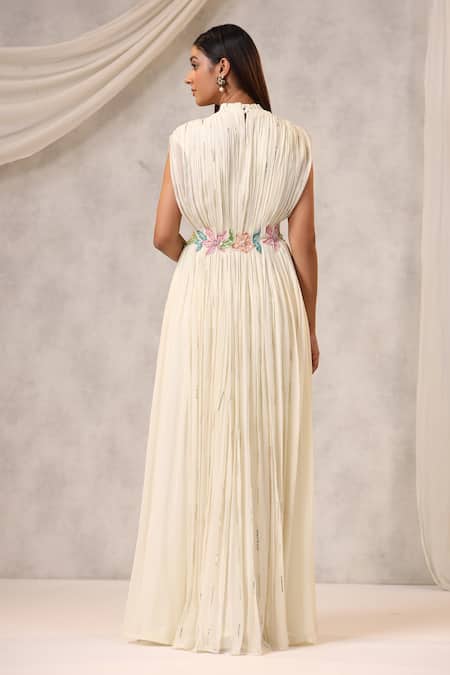 K-Anshika Gathered Embellished Gown 